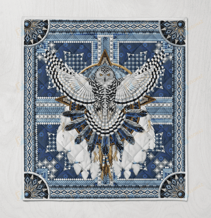 Native American 3D All Over Printed Quilt