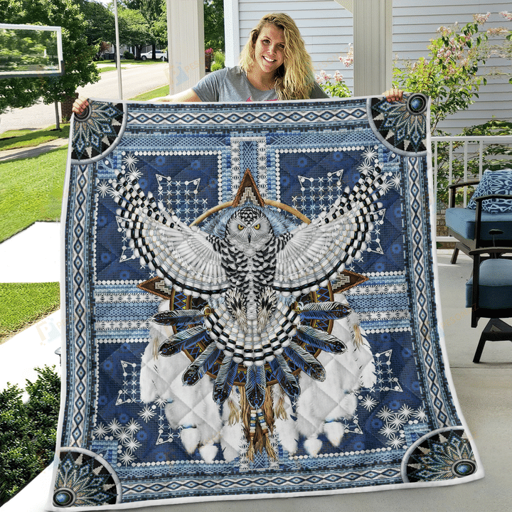 Native American 3D All Over Printed Quilt
