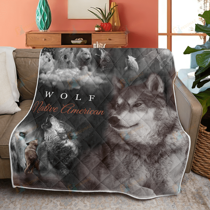 Native American 3D All Over Printed Quilt