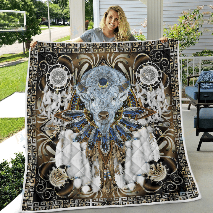 Native American 3D All Over Printed Quilt