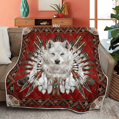 Native American 3D All Over Printed Quilt