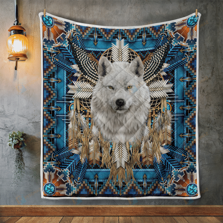 Native American 3D All Over Printed Quilt