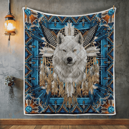 Native American 3D All Over Printed Quilt