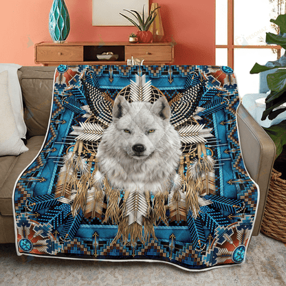 Native American 3D All Over Printed Quilt