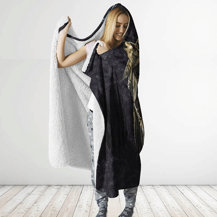 Native American Hooded Blanket