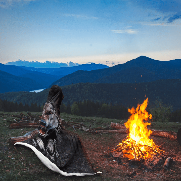Native American Hooded Blanket