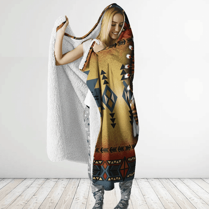 Native American Hooded Blanket