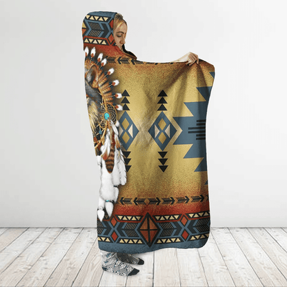 Native American Hooded Blanket