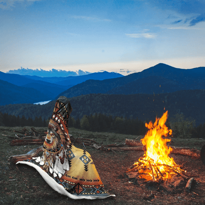 Native American Hooded Blanket