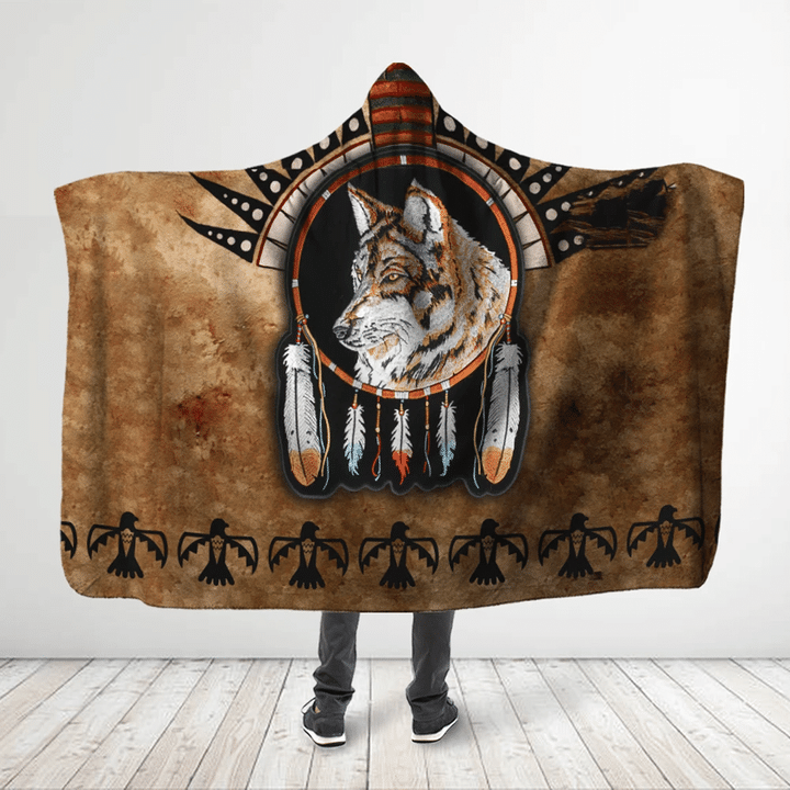 Native American Hooded Blanket