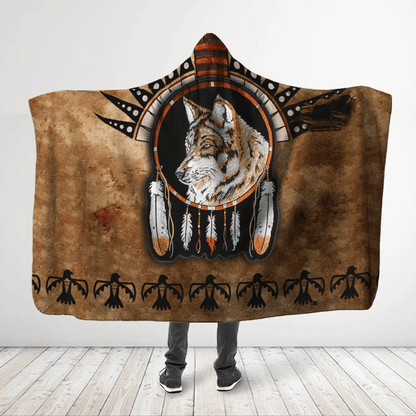 Native American Hooded Blanket