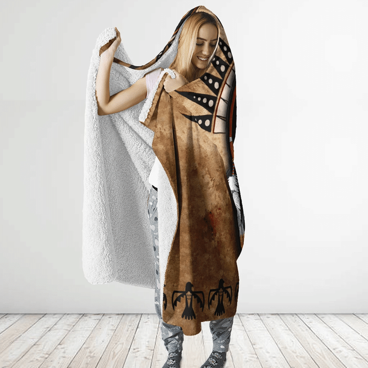 Native American Hooded Blanket