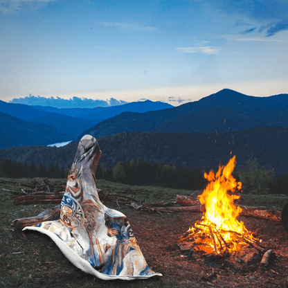 Native American Hooded Blanket