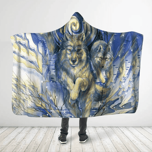 Native American Hooded Blanket