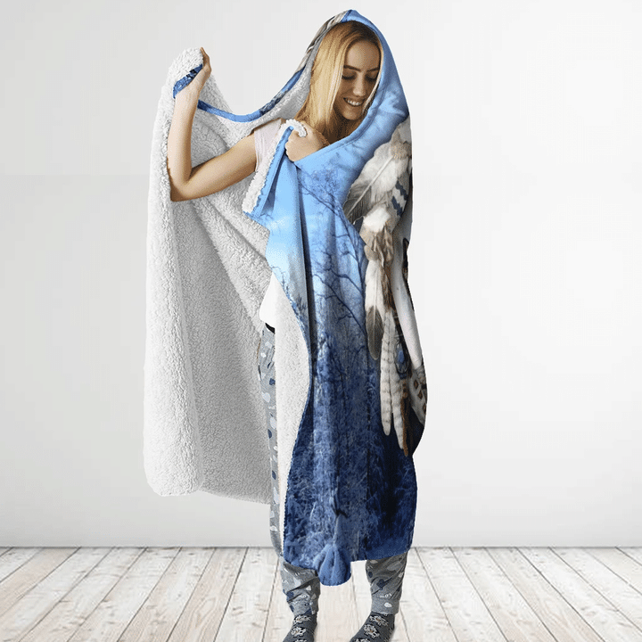 Native American Hooded Blanket