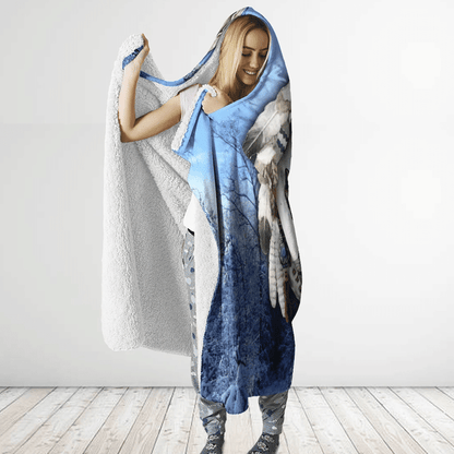 Native American Hooded Blanket
