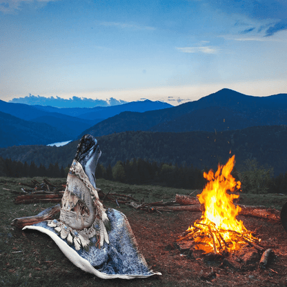 Native American Hooded Blanket