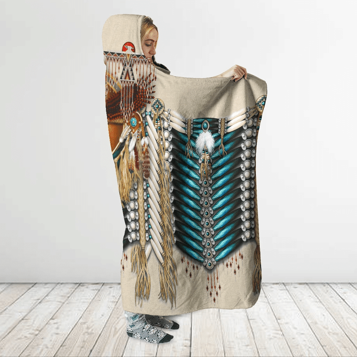 Native American Hooded Blanket