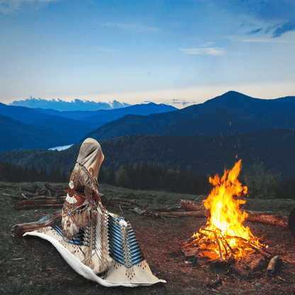 Native American Hooded Blanket
