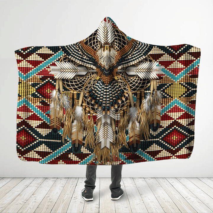 Native American Hooded Blanket