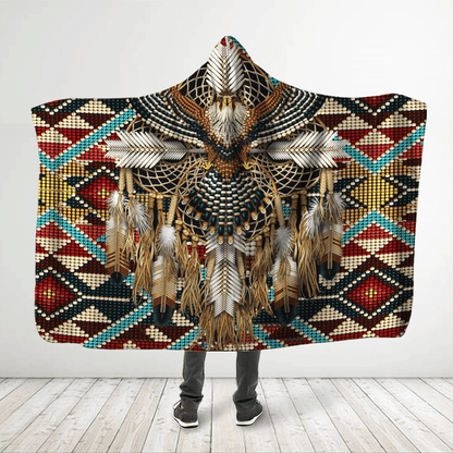 Native American Hooded Blanket