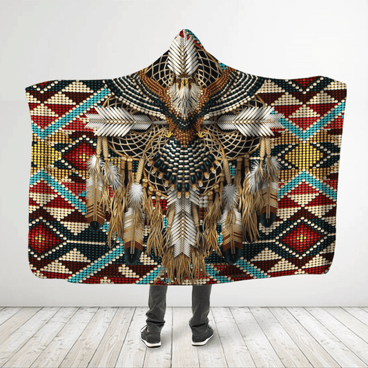 Native American Hooded Blanket