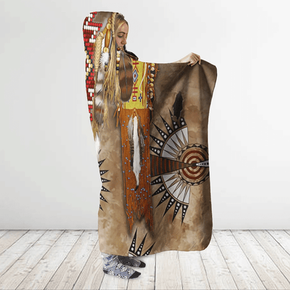 Native American Hooded Blanket