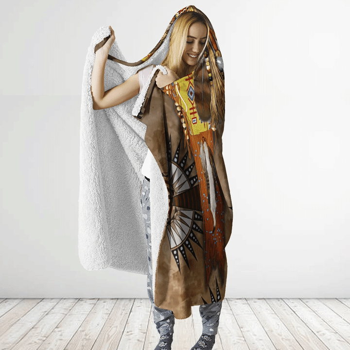 Native American Hooded Blanket