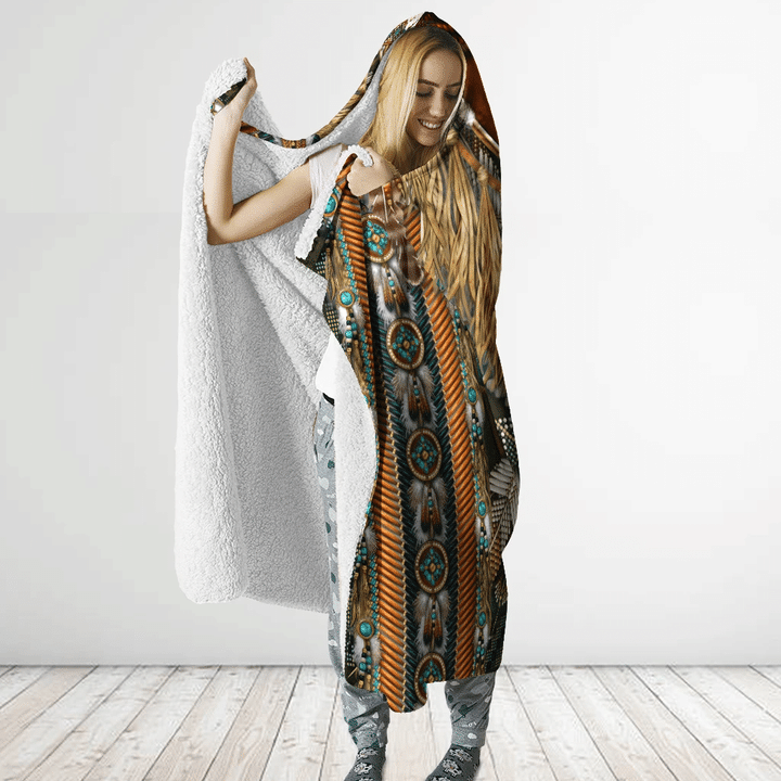 Native American Hooded Blanket
