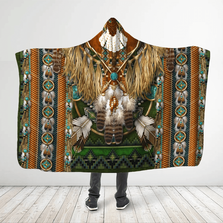 Native American Hooded Blanket