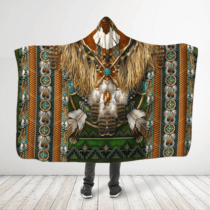 Native American Hooded Blanket