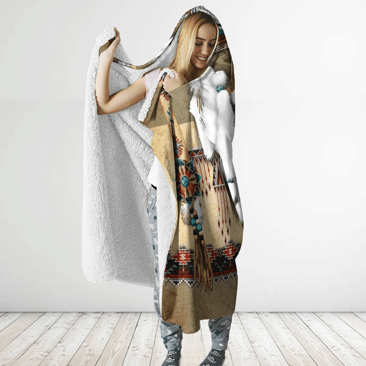 Native American Hooded Blanket