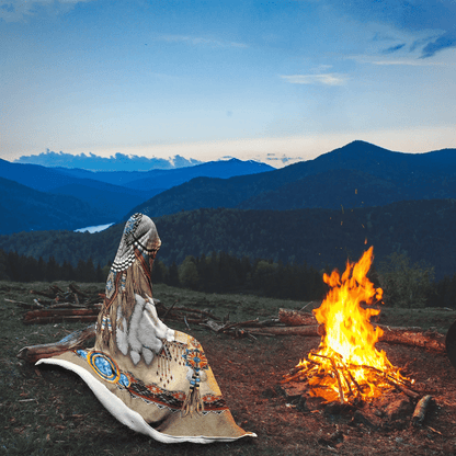 Native American Hooded Blanket