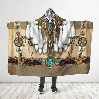 Native American Hooded Blanket