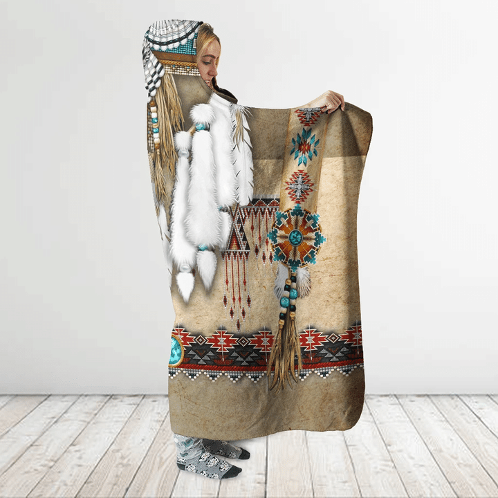 Native American Hooded Blanket