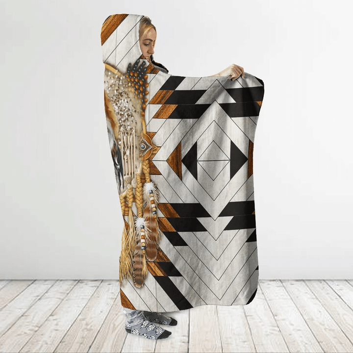 Native American Hooded Blanket