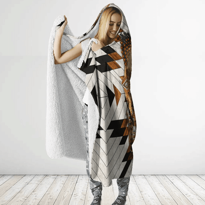 Native American Hooded Blanket