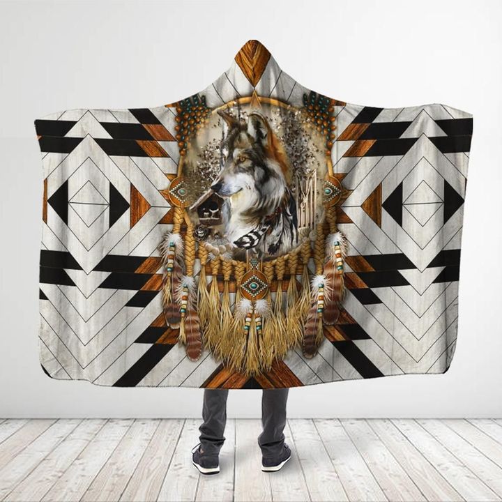 Native American Hooded Blanket