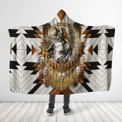 Native American Hooded Blanket