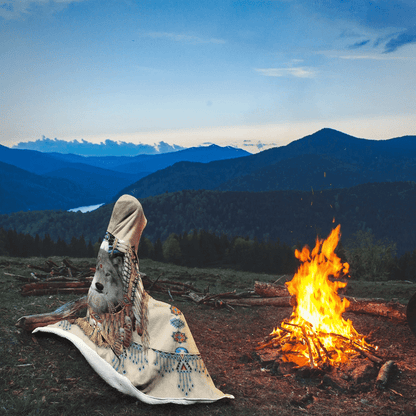 Native American Hooded Blanket