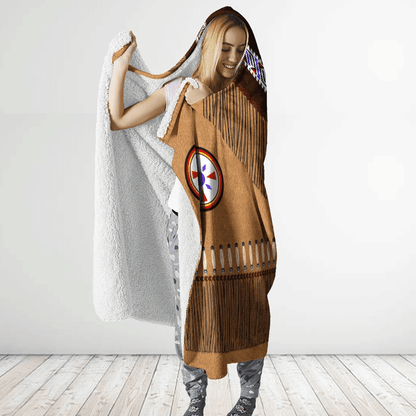 Native American Hooded Blanket