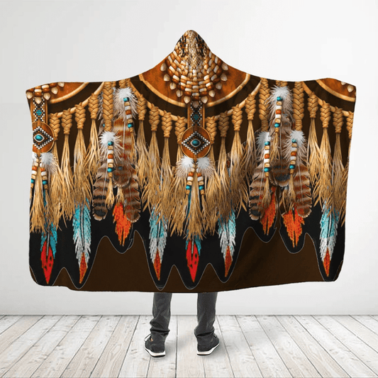 Native American Hooded Blanket