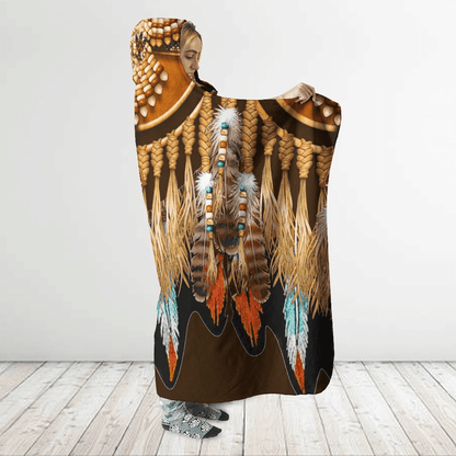 Native American Hooded Blanket
