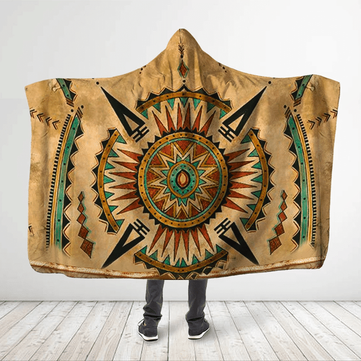 Native American Hooded Blanket