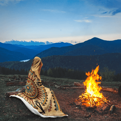 Native American Hooded Blanket