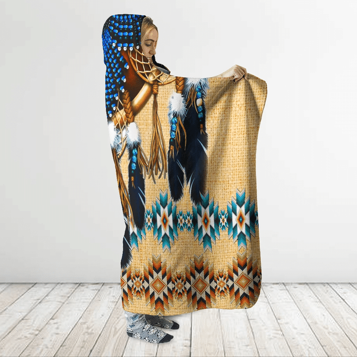 Native American Hooded Blanket