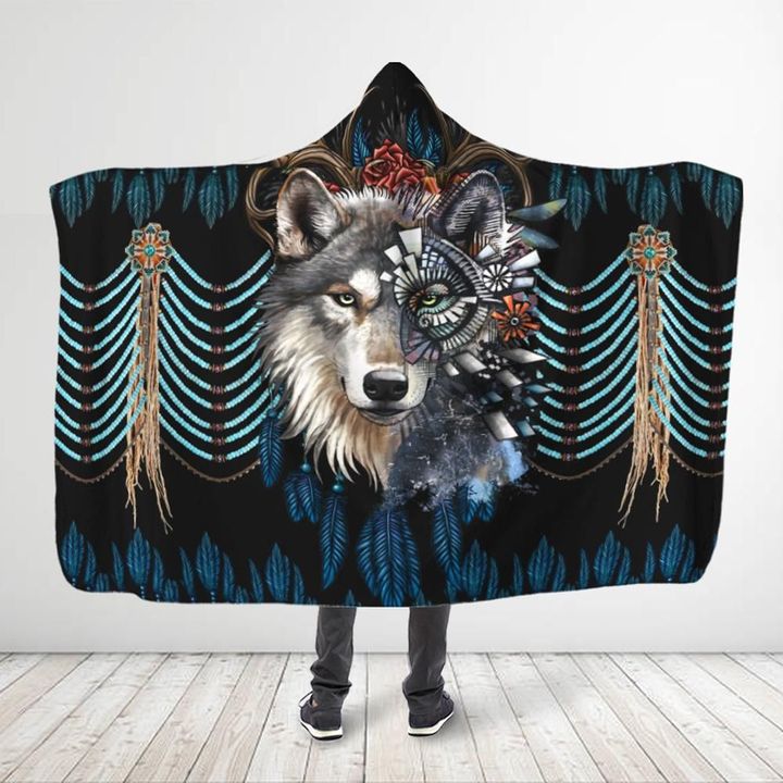 Native American Hooded Blanket