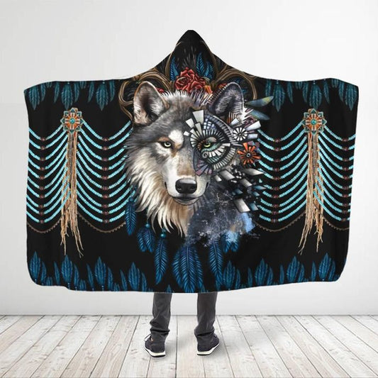 Native American Hooded Blanket