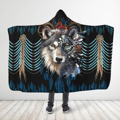Native American Hooded Blanket