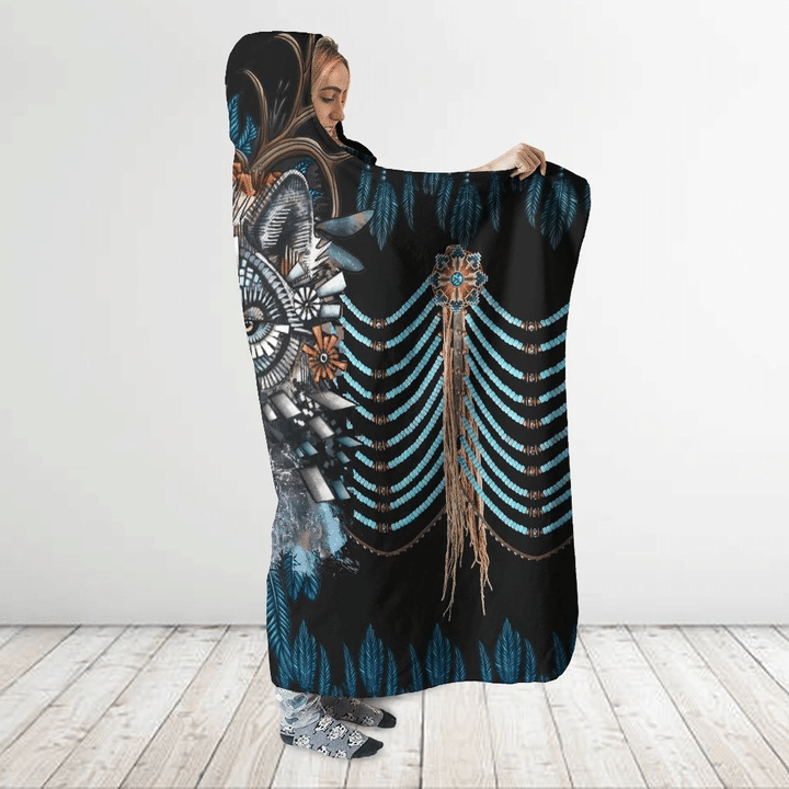 Native American Hooded Blanket